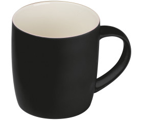 Rubberized ceramic mug