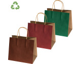 Small recycled paperbag with 2 handles