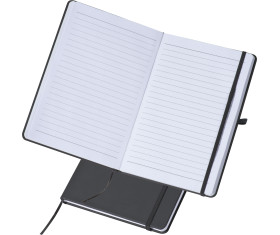 A5 notebook with lined pages