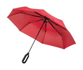 Pocket umbrella with carabiner handle