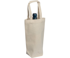 Cotton bag for 1 bottle