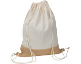 Gymbag with jute bottom