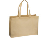 Non woven bag with bottom gusset