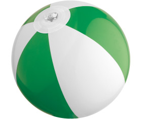 Pelota de playa bicolor mini con segmentos de 21.5 cm