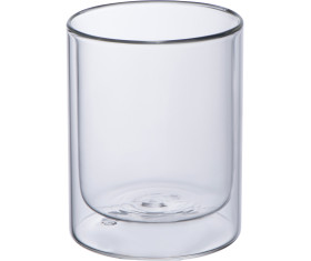 Vaso de cristal de doble pared de 330 ml